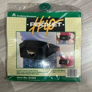 Hip Pocket with adjustable webbed waist belt NWT